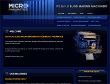 Tablet Screenshot of micropneumatics.co.uk