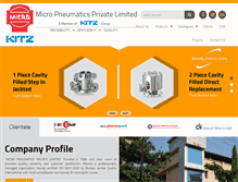 Tablet Screenshot of micropneumatics.in
